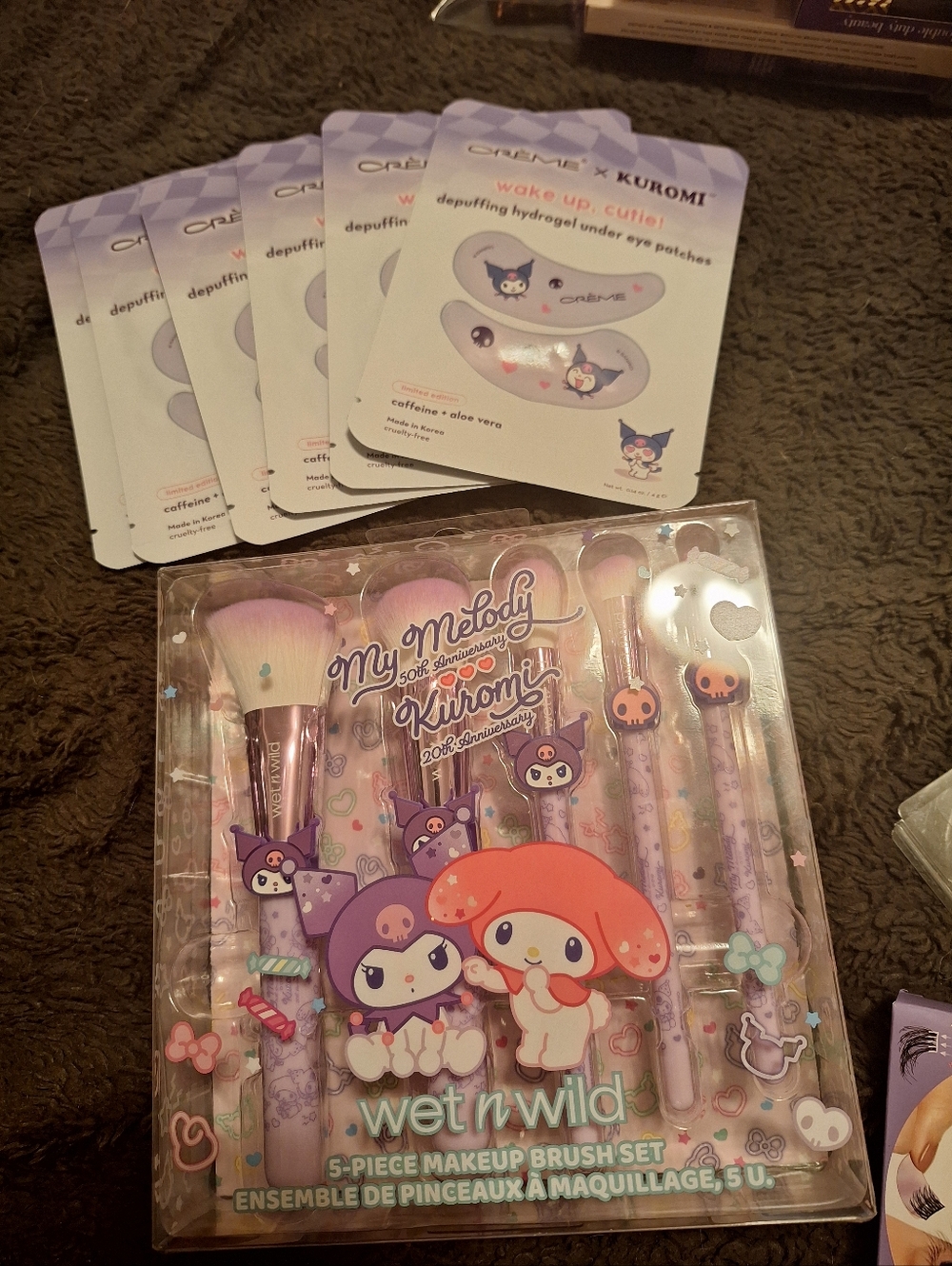 wet n wild My Melody 50th Anniversary And Kuromi 20th Annoversary Makeup Brushes